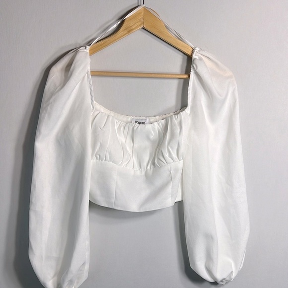 Princess Polly Ariah Long Sleeve Crop Top size 4 - Picture 3 of 10